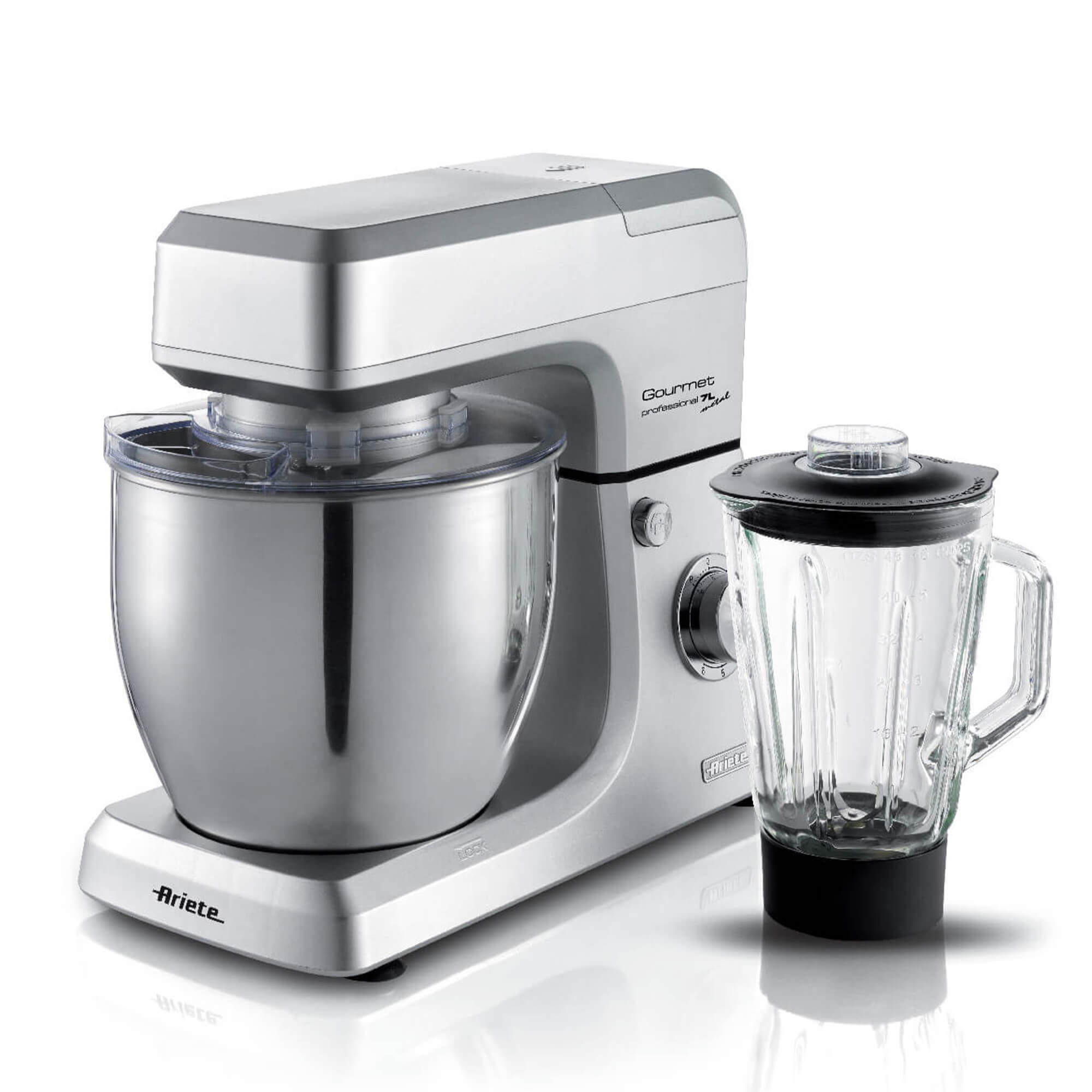 Robot de cocina batidora amasadora Ariete 1598/1 GOURMET 7L JARRA 1,5L